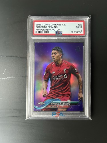 Roberto Firmino 2018 Topps Chrome Purple /250