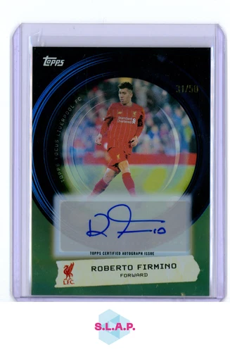 Roberto Firmino 2025 Topps Focus Gold /50