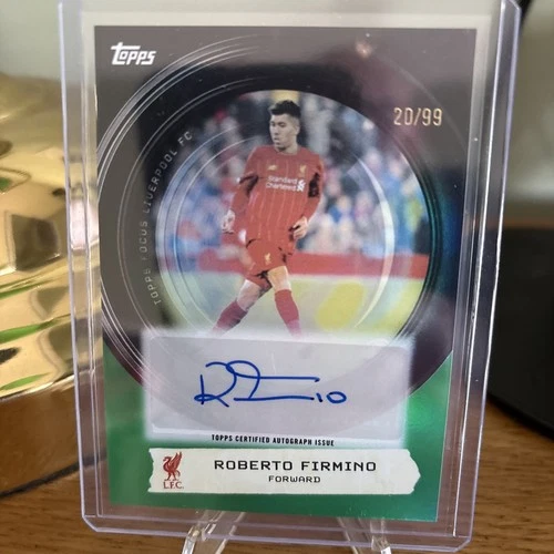Roberto Firmino 2025 Topps Liverpool Focus Green /99