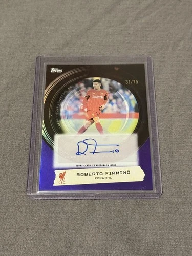 Roberto Firmino 2025 Topps Liverpool Focus Purple /75