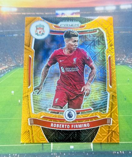 Roberto Firmino 2021 Panini Prizm Orange Mojo Prizm