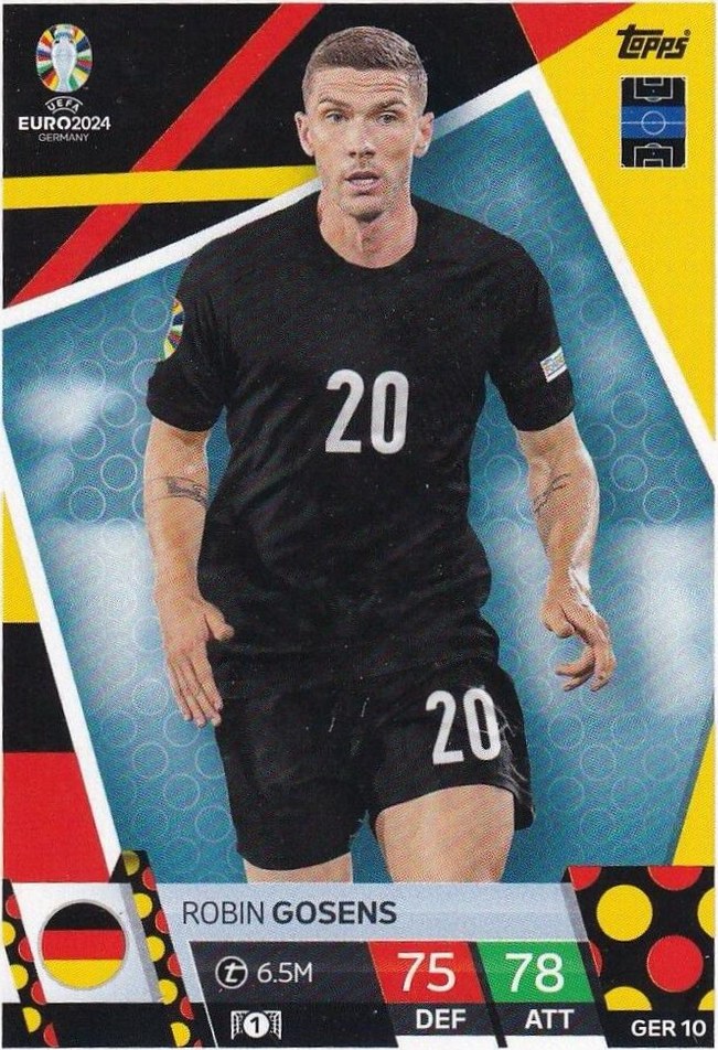 Robin Gosens 2024 Topps Match Attax UEFA EURO