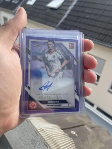 Robin Koch 2025 Topps Chrome Bundesliga /75