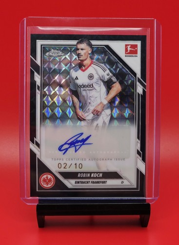 Robin Koch 2025 Topps Chrome Bundesliga Black Geometric /10