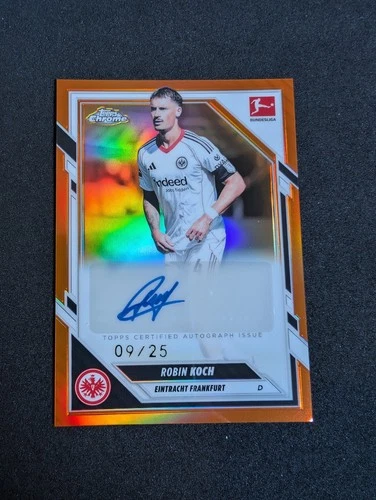 Robin Koch 2025 Topps Chrome Bundesliga Orange /25