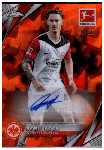 Robin Koch 2024 Topps Chrome Bundesliga Sapphire /25