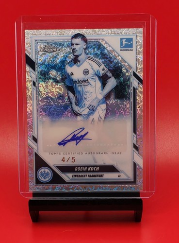 Robin Koch 2025 Topps Chrome Frozen Refractor /5