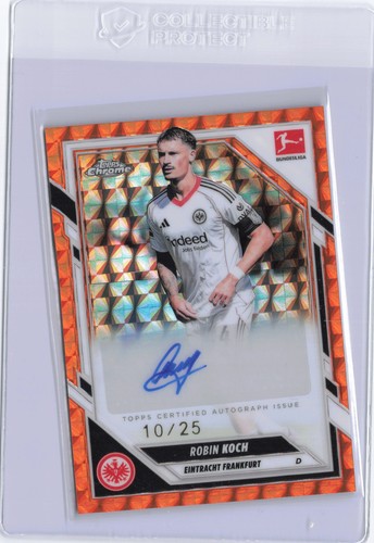 Robin Koch 2025 Topps Chrome Orange /25