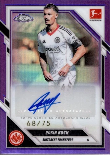 Robin Koch 2025 Topps Chrome Purple /75