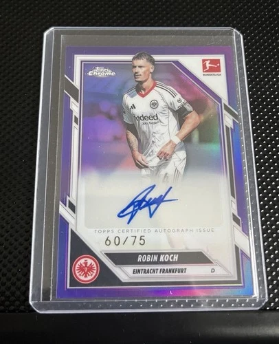 Robin Koch 2025 Topps Chrome Purple /75