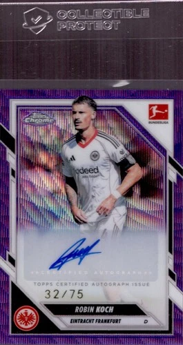Robin Koch 2025 Topps Chrome Purple Wave /75