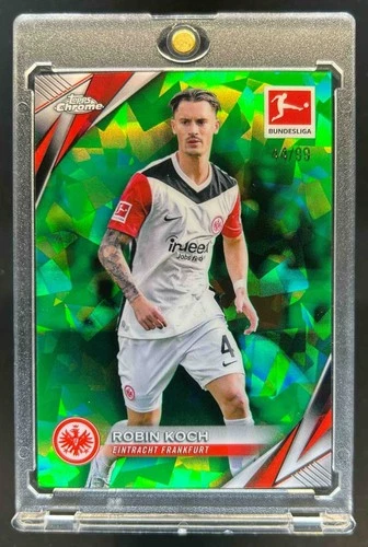 Robin Koch 2024 Topps Chrome Sapphire Green /99