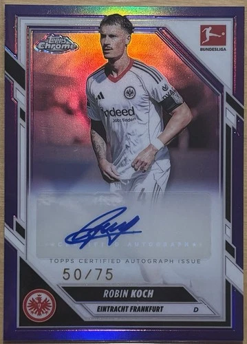 Robin Koch 2026 Topps Chrome True Purple /75