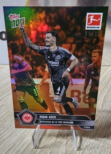 Robin Koch 2025 Topps NOW Bundesliga Orange /25