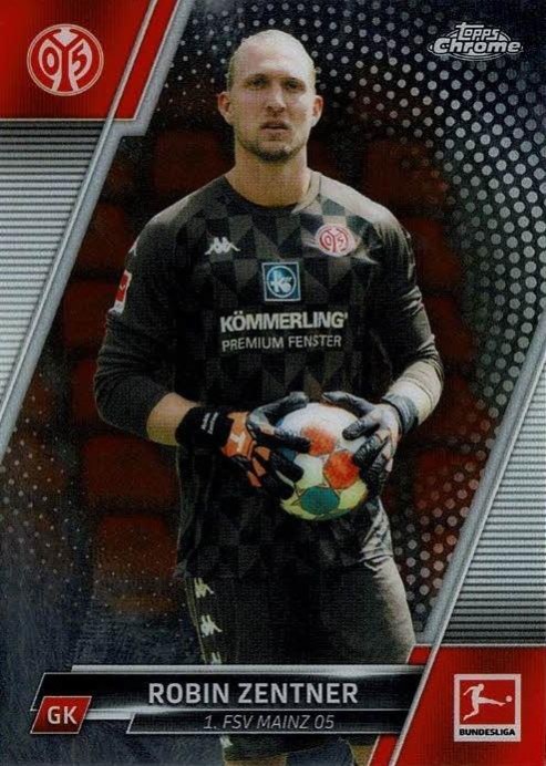 Robin Zentner 2021 Topps Chrome Bundesliga 72