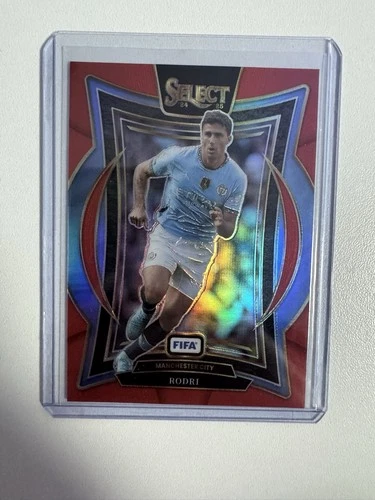 Rodri 2024 Panini Select Red Prizm