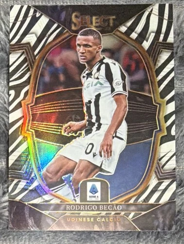 Rodrigo Becao 2022 Panini Select Serie A Zebra Prizm /20