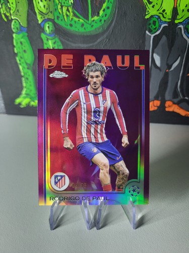Rodrigo de Paul 2024 Topps Chrome Pink Refractor /75