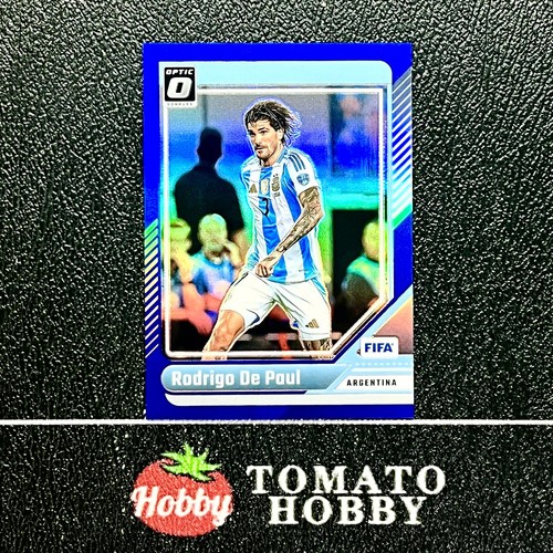Rodrigo de Paul 2024 Panini Donruss FIFA 2024-25 Optic Blue Refractor /149