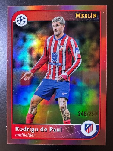 Rodrigo de Paul 2024 Topps Merlin Chrome /250