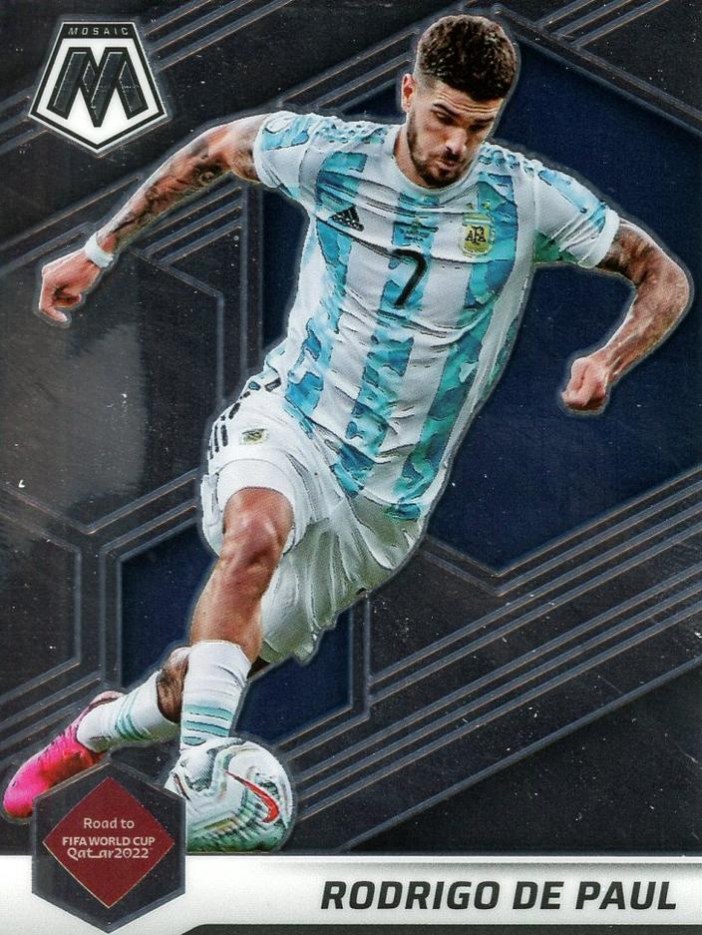 Rodrigo de Paul 2021 Panini Mosaic Road to FIFA World Cup