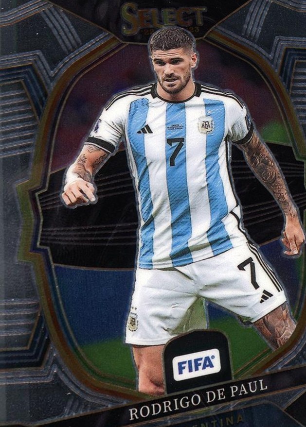 Rodrigo de Paul 2022 Panini Select FIFA