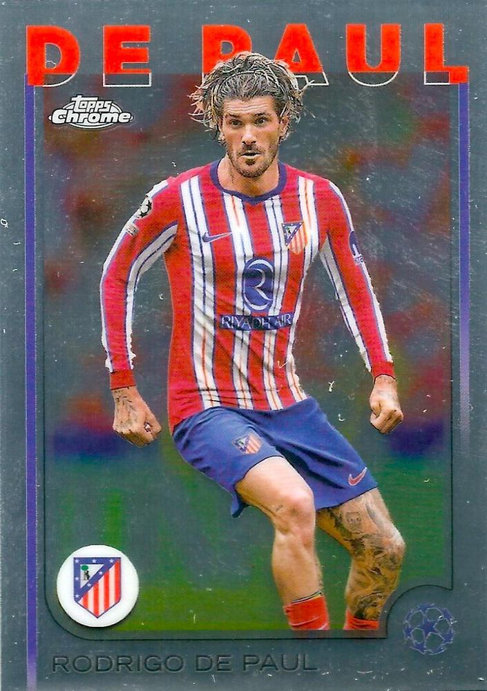 Rodrigo de Paul 2024 Topps Chrome UEFA Club Competitions