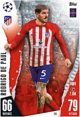 Rodrigo De Paul 2023 Topps Match Attax UEFA Club Competitions