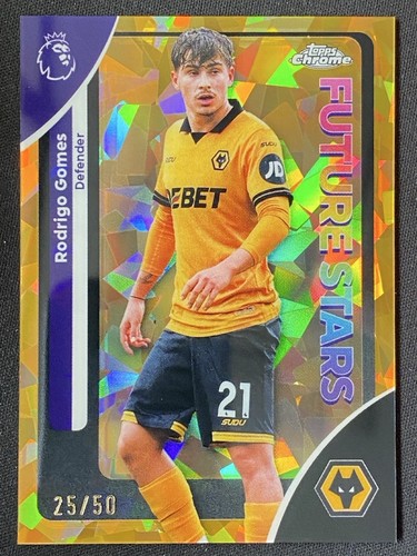 Rodrigo Gomes 2025 Topps Chrome Gold Sapphire /50