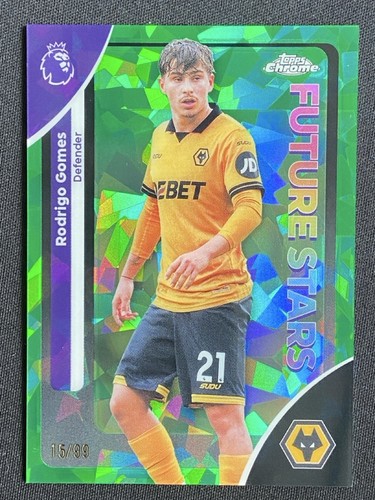 Rodrigo Gomes 2025 Topps Chrome Green Sapphire /99