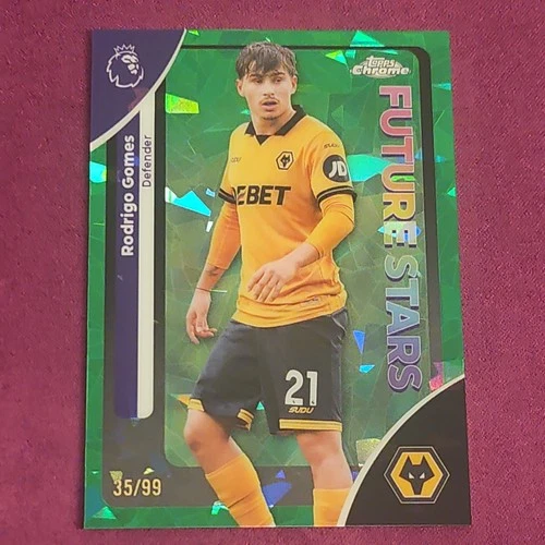Rodrigo Gomes 2026 Topps Chrome Green Sapphire Refractor /99