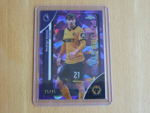 Rodrigo Gomes 2025 Topps Chrome Premier League Sapphire /15