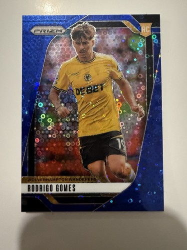 Rodrigo Gomes 2024 Panini Prizm Premier League Breakaway Blue Prizm /99