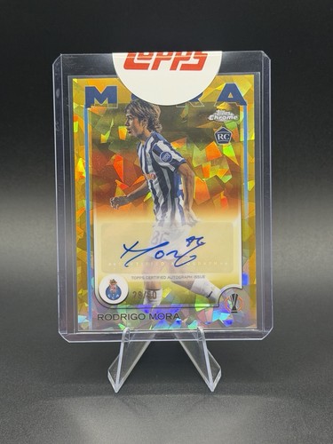 Rodrigo Mora 2024 Topps Chrome Gold Sapphire /50