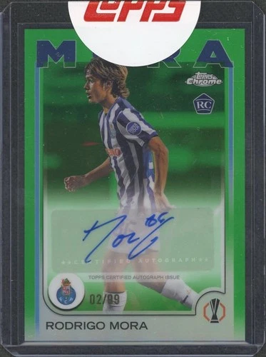 Rodrigo Mora 2024 Topps Cromo UEFA Verde /99