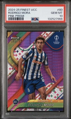 Rodrigo Mora 2024 Topps Finest Pink Prism Refractor /125