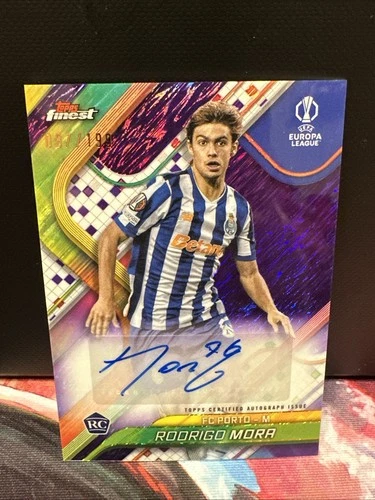Rodrigo Mora 2024 Topps Finest Purple Shimmer Refractor /199