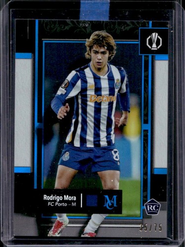Rodrigo Mora 2024 Topps Museum Collection UEFA Sapphire /75