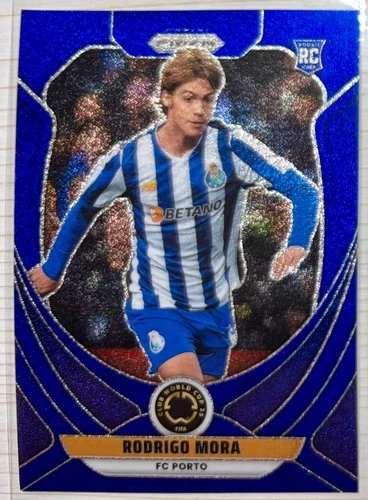 Rodrigo Mora 2025 Panini Prizm FIFA Club World Cup Blue Glitter Prizm /149