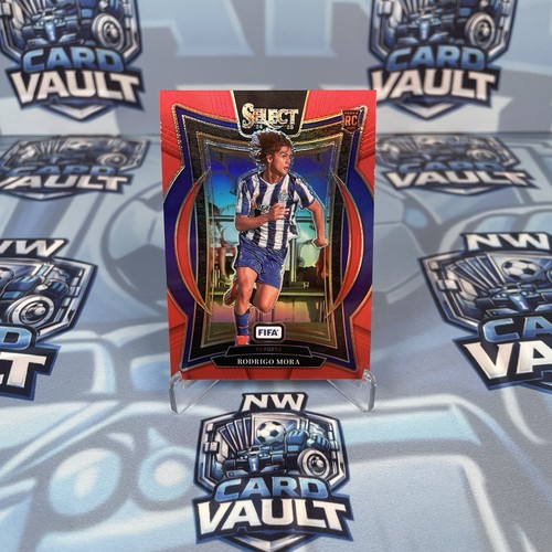 Rodrigo Mora 2024 Panini Select FIFA Terrace Red Prizm /50