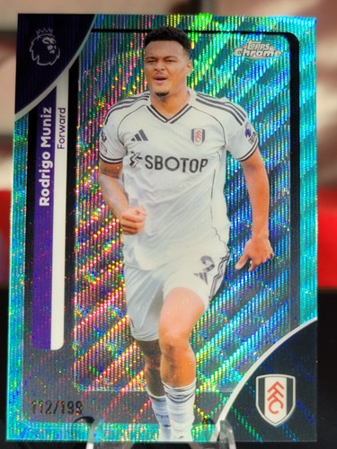 Rodrigo Muniz 2025 Topps Chrome Aqua Prism 25/199