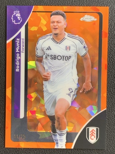 Rodrigo Muniz 2025 Topps Chrome Orange Sapphire /25