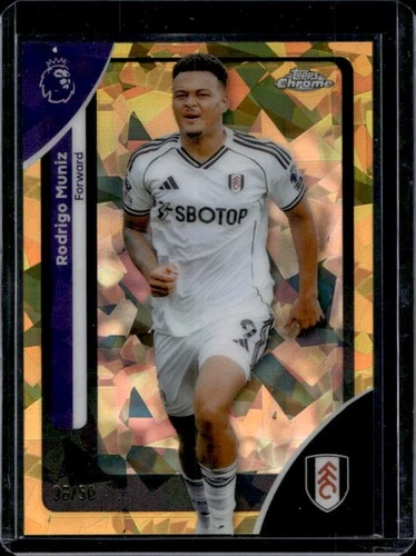 Rodrigo Muniz 2026 Topps Chrome Sapphire Gold Refractor /50