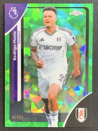 Rodrigo Muniz 2025 Topps Chrome Sapphire Green /99