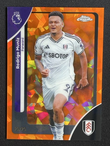 Rodrigo Muniz 2025 Topps Chrome Sapphire Orange /25