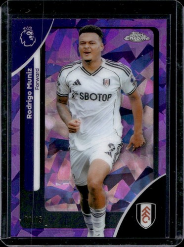 Rodrigo Muniz 2026 Topps Chrome Sapphire Purple Refractor /15