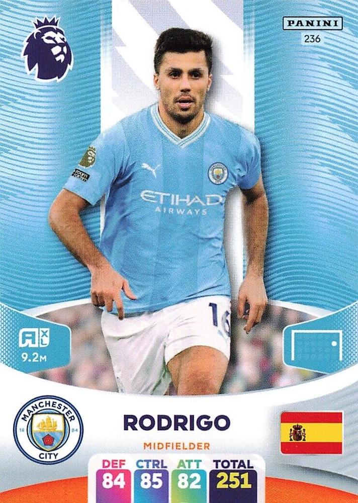 Rodrigo 2024 Panini Adrenalyn XL Premier League
