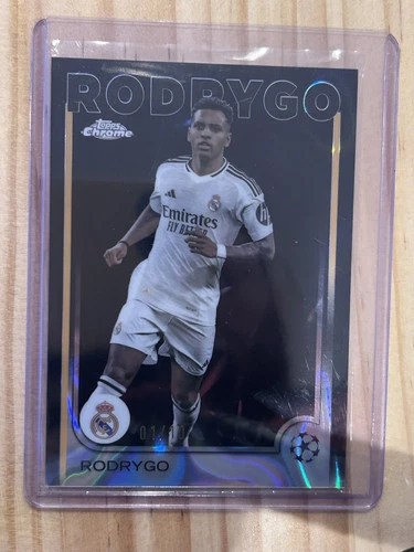 Rodrygo 2024 Topps Chrome Black /10
