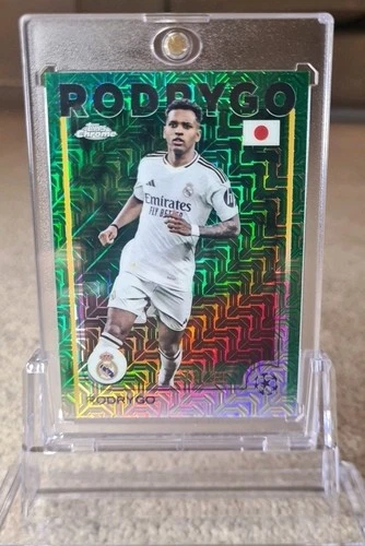 Rodrygo 2025 Topps Chrome Green Mojo /99