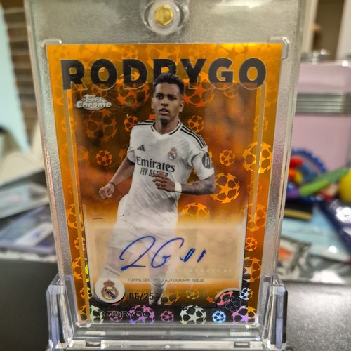Rodrygo 2024 Topps Chrome Logofractor /25